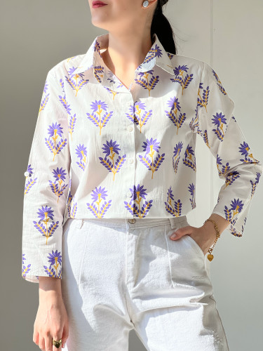 شومیز ترک گلدار