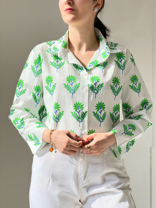 شومیز ترک گلدار