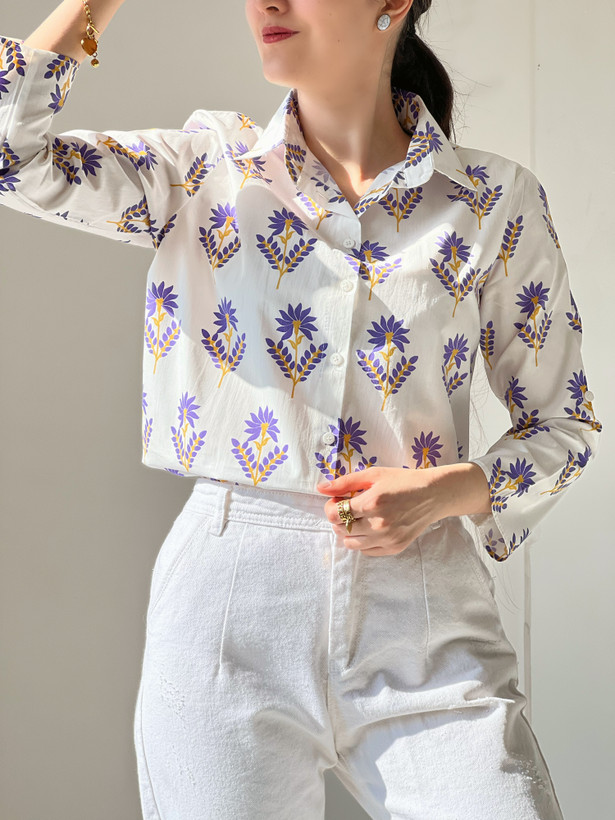 شومیز ترک گلدار