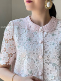 شومیز گیپور وارداتی در سه رنگ