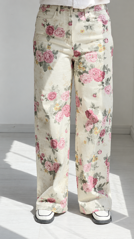 شلوار گلدار وارداتی OLD NAVY