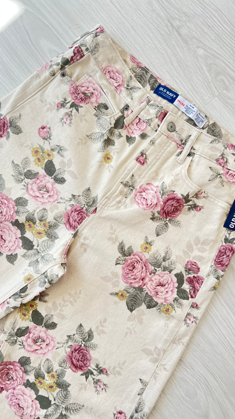 شلوار گلدار وارداتی OLD NAVY